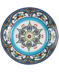 Euro Ceramica Zanzibar Dinner Plates, Set of 4