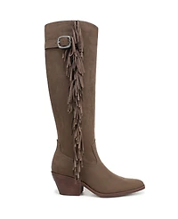 Sam and Libby Women's Farrah Western Fringe Knee High Boots