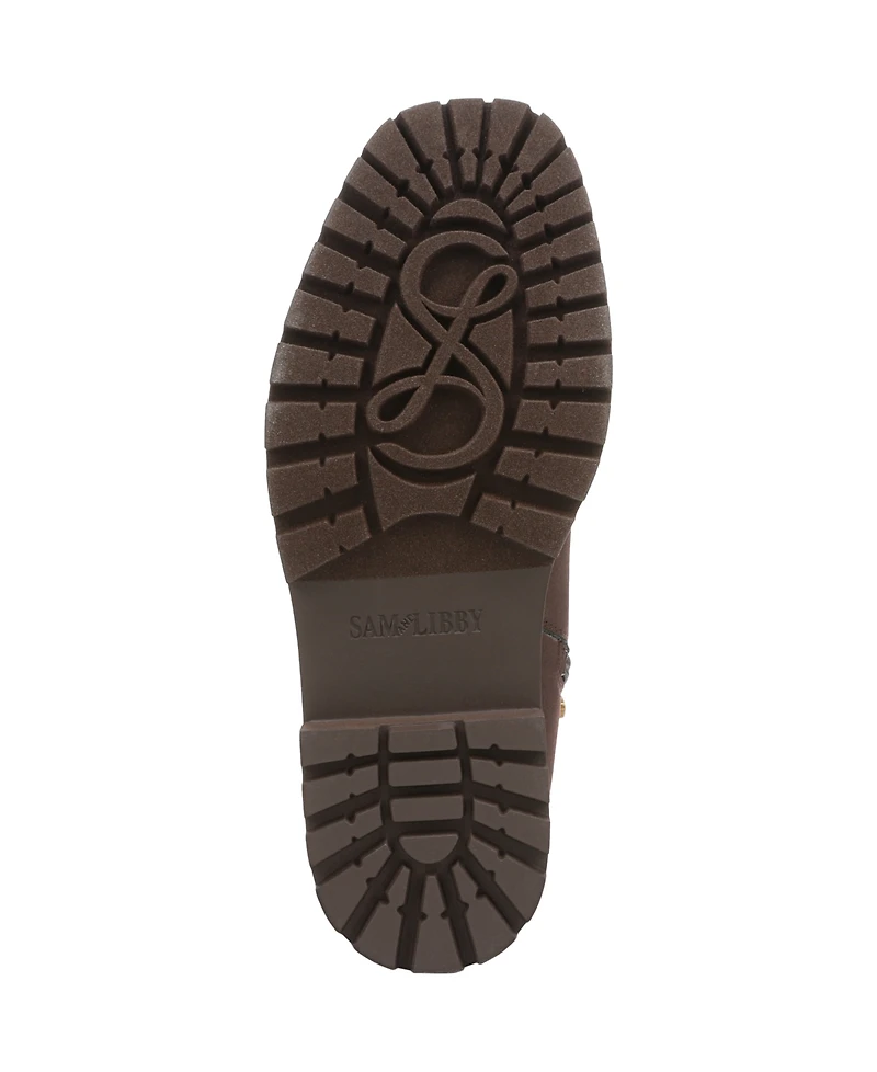 Sam and Libby Women's Oak Lug Sole Booties