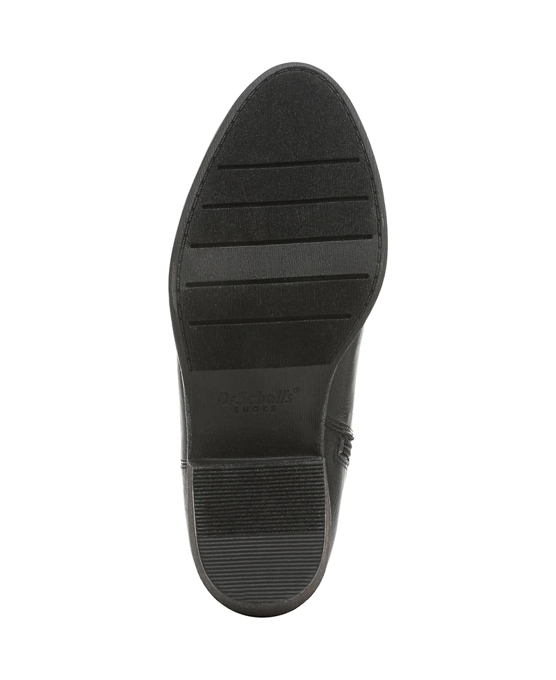 Dr. Scholl's Women's Mara Stacked Block Heel Chelsea Short Boots