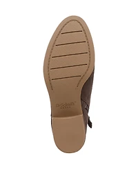 Dr. Scholl's Women's Anya Stacked Block Heel Zip Short Boots