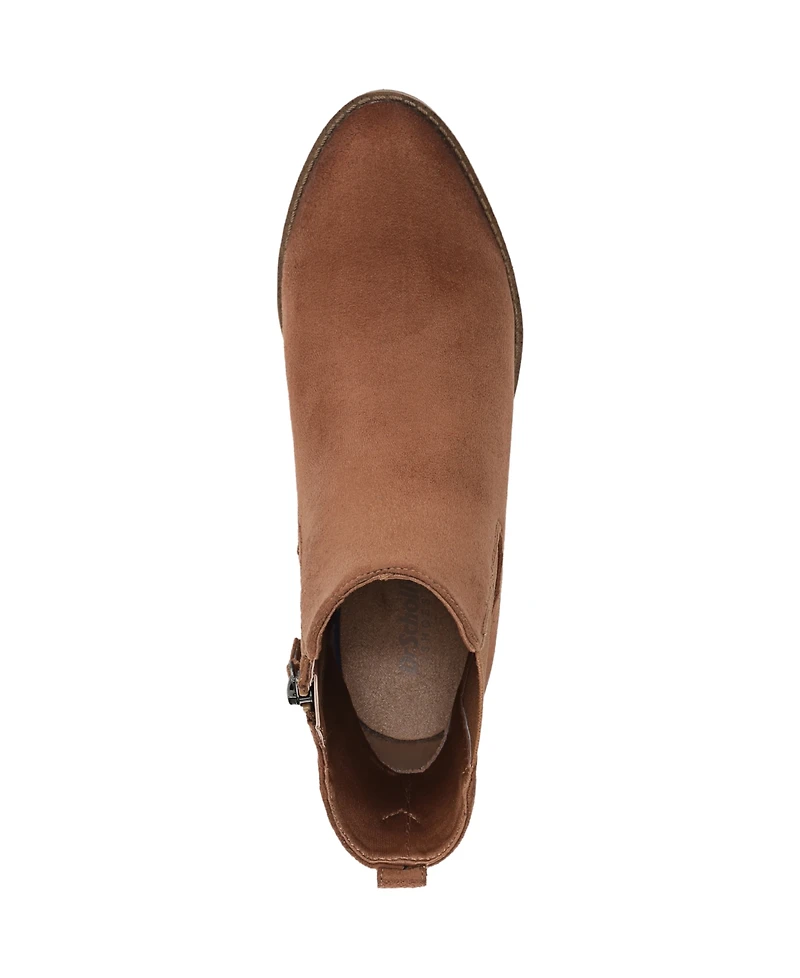 Dr. Scholl's Women's Mara Stacked Block Heel Chelsea Short Boots