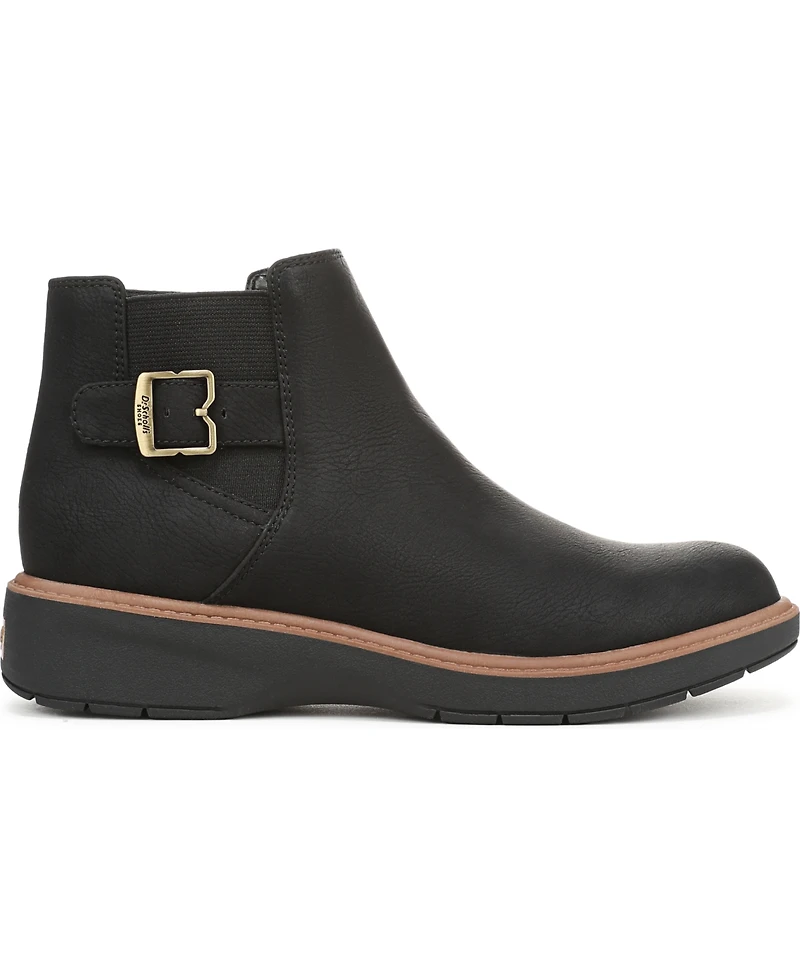 Dr. Scholl's Women's Calm One Round Toe Chelsea Short Boots