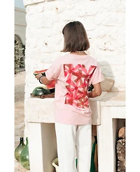 Colourful Rebel Women's Flower Square Boxy Tee