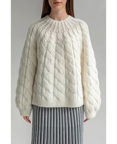 Sskein Women's Tomo Cable Handknit Sweater