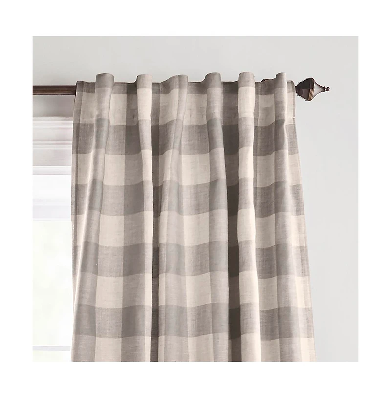 Elrene Home Fashions Grainger Buffalo Check Blackout Window Curtain