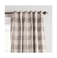Elrene Home Fashions Grainger Buffalo Check Blackout Window Curtain