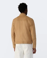 Furniq Uk Men's Suede Bomber Jacket, Created for Macy's
