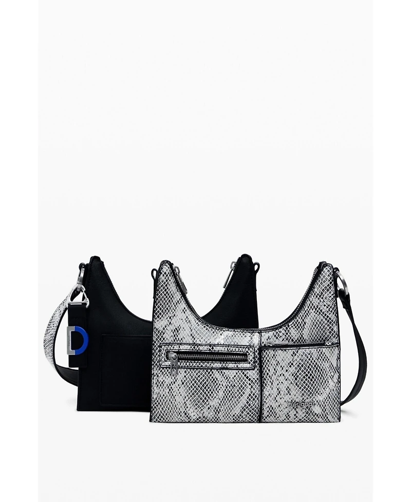 Desigual Women's Small detachable two-tone bag