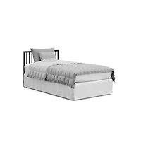 Graco Teddi 4-in-1 Convertible Mini Crib - Black