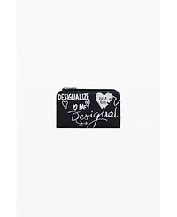 Desigual Women's Medium graffiti faux leather wallet