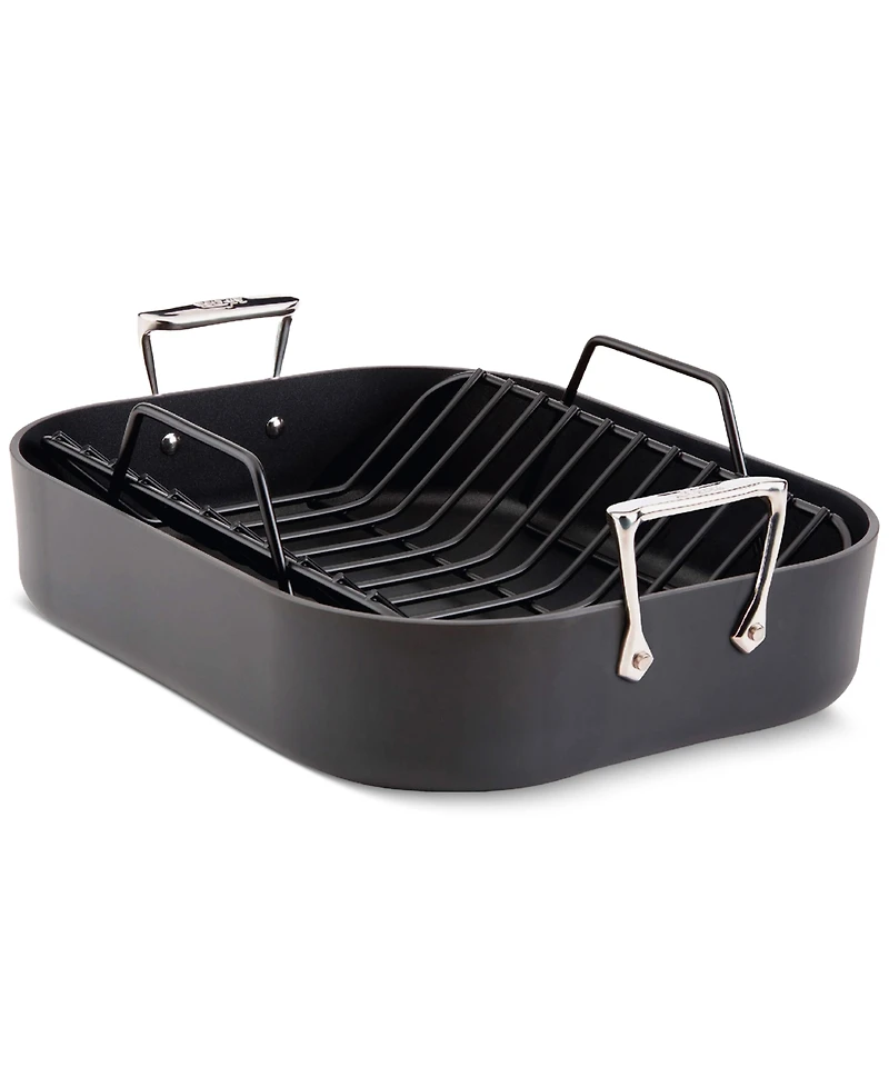 All-Clad HA1 Expert Cookware Nonstick 13" X 16" Roaster with Rack
