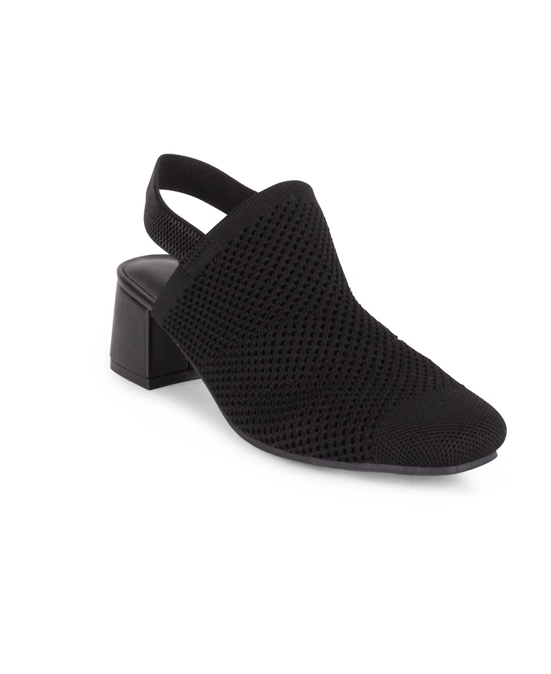 Tahari Women's Acropolis Knit Slip-On Mules