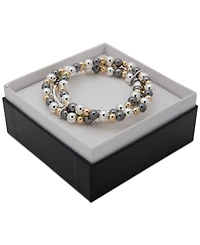 Nine West 3-Pc. Set Beaded Stretch Bracelets