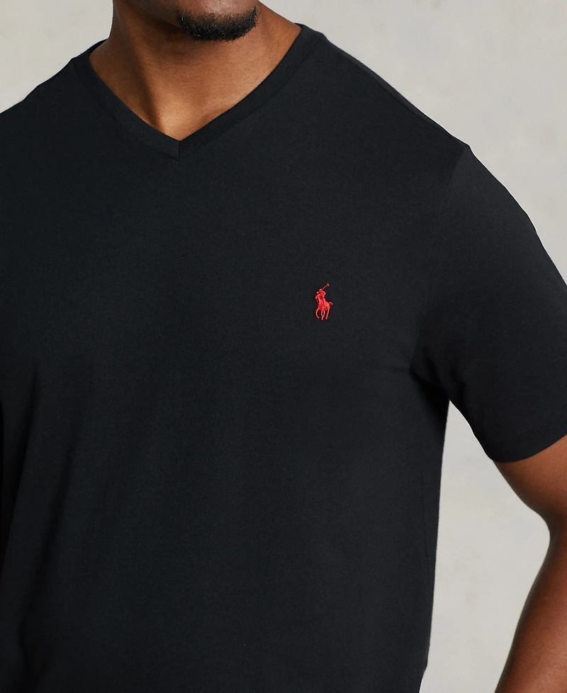 Polo Ralph Lauren Men's Big & Tall Classic Fit V-Neck T-Shirt