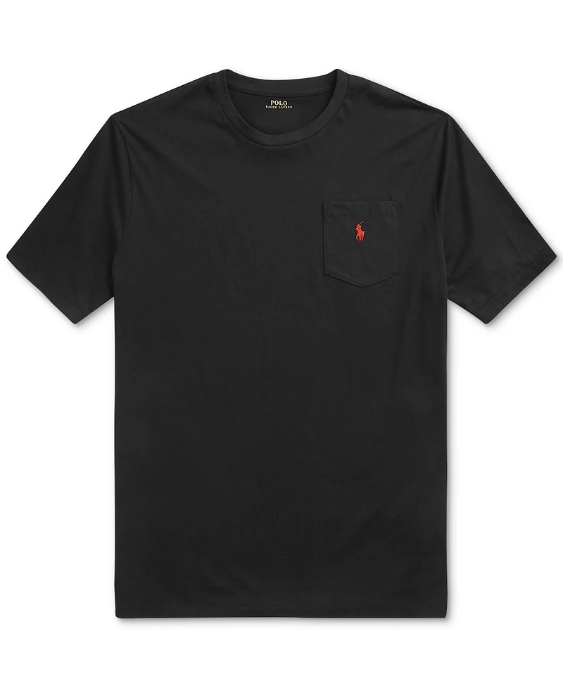 Polo Ralph Lauren Men's Big & Tall Crew-Neck Pocket T-Shirt