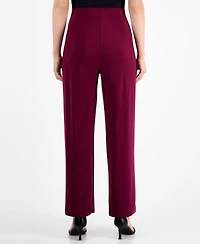 Ak Anne Klein Petite Wide-Leg Pull-On Pants