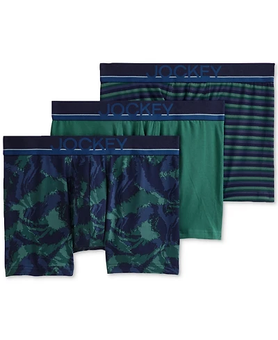 Jockey Men's 3pk. True Style Logo Trunks