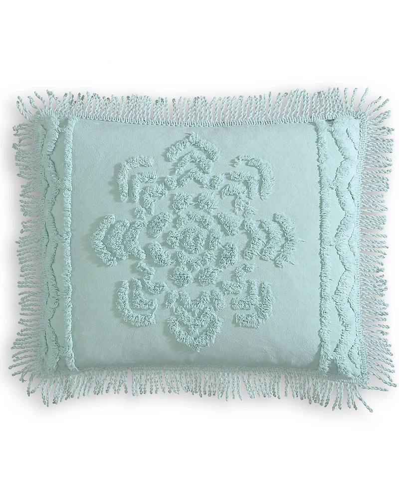 Beatrice Home Fashions Lotus Chenille Lightweight Sham, Standard