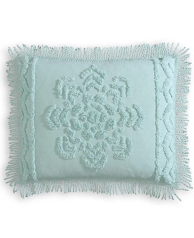 Beatrice Home Fashions Lotus Chenille Lightweight Sham, Standard