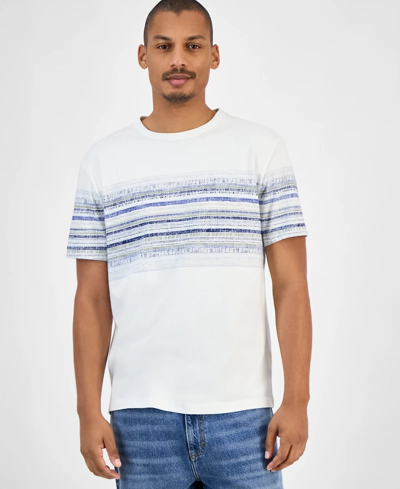 Sun + Stone Men's Striped T-Shirt, Macy's Exclusive