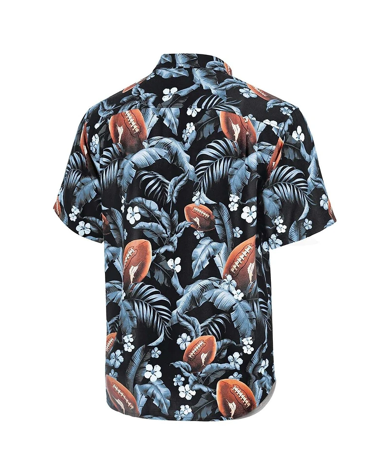 Tommy Bahama Men's Navy Michigan Wolverines Veracruz Cay First Down Blooms Button-Up Shirt