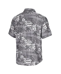 Tommy Bahama Men's Black Philadelphia Eagles Coconut Point Isla Palmetta Camp Button-Up Shirt