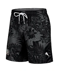 Tommy Bahama Men's Black Florida State Seminoles Santiago Palms Board Shorts