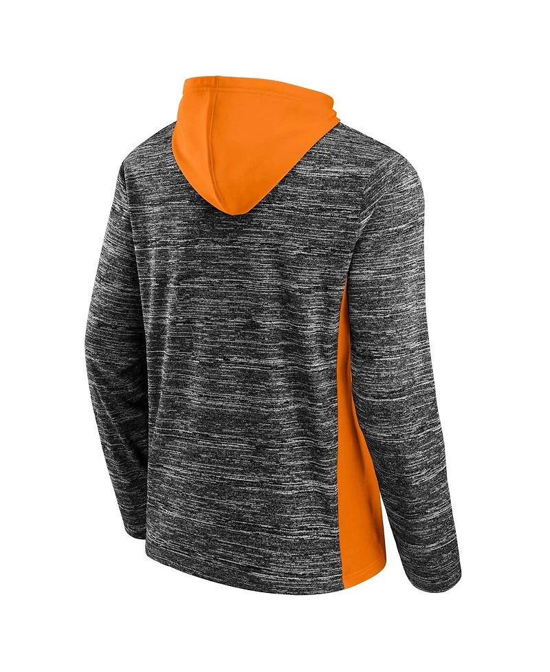 Fanatics Men's Heather Charcoal Tennessee Volunteers Chiller Instant Replay Fleece Pullover Hoodie