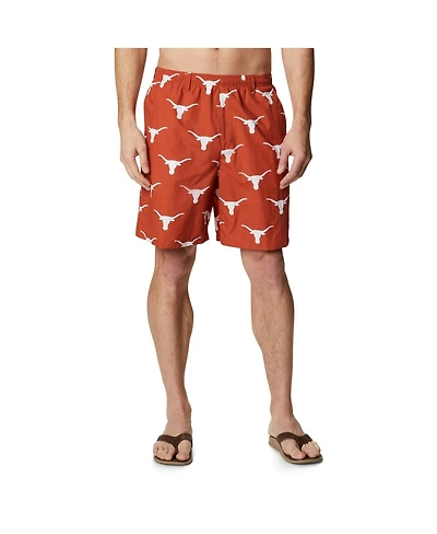 Columbia Men's Texas Orange Longhorns Backcast Iii Printed Shorts
