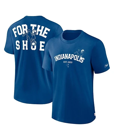 Nike Men's Royal Indianapolis Colts Rewind Slogan T-Shirt
