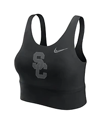 Nike Women's Black Usc Trojans Performance Longline Sports Bra
