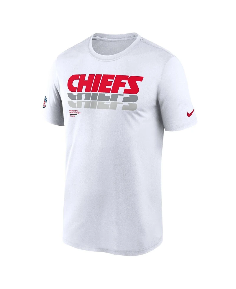 Nike Men's White Kansas City Chiefs Sideline Legend Performance T-Shirt
