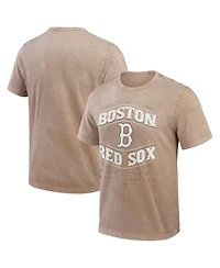 Darius Rucker Collection by Fanatics Men's Tan Boston Red Sox Sun Faded T-Shirt