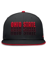 Nike Men's Black Ohio State Buckeyes True Primetime Performance Fitted Hat