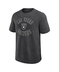 Logo Athletic Men's Heather Charcoal Las Vegas Raiders Success T-Shirt