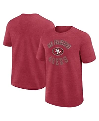 Logo Athletic Men's Heather Scarlet San Francisco 49ers Success T-Shirt