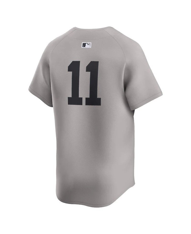 Nike Men's Anthony Volpe Gray New York Yankees Road Limited Player Jersey