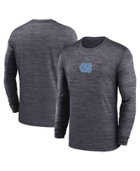 Jordan Men's North Carolina Tar Heels 2025 Sideline Velocity Performance Long Sleeve T-Shirt