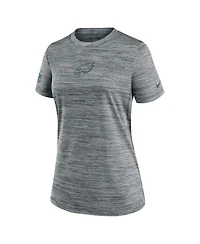 Nike Women's Gray Philadelphia Eagles Sideline Velocity Performance T-Shirt