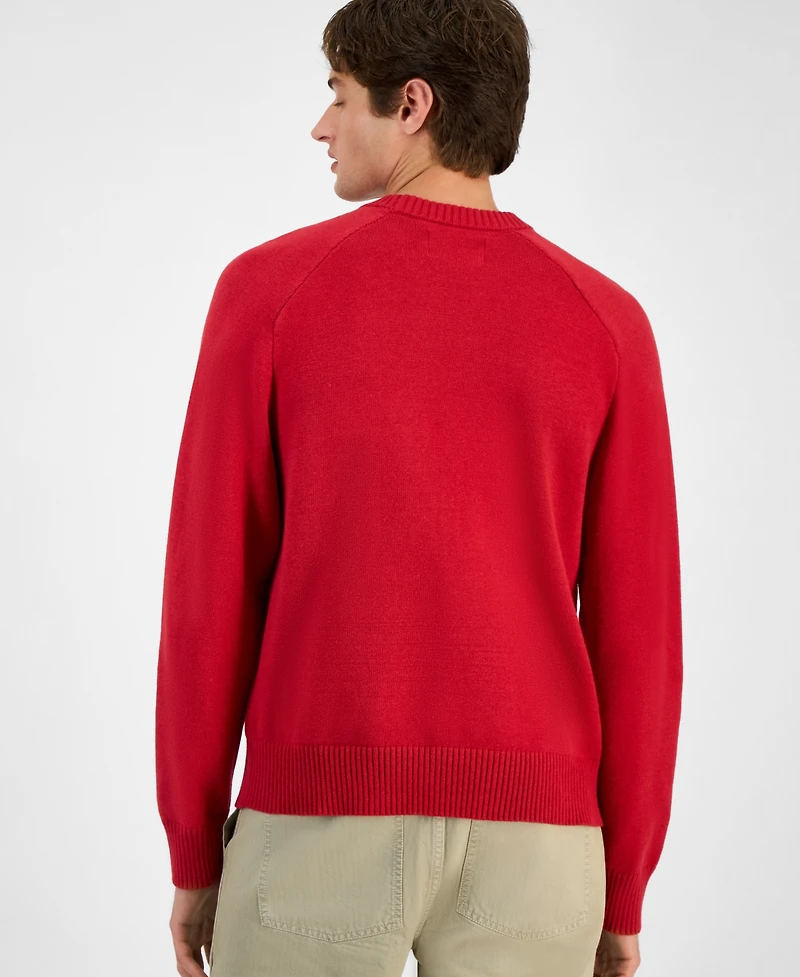 Sun + Stone Men's Crewneck Sweater, Macy's Exclusive