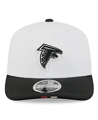 New Era Men's White/Black Atlanta Falcons 2025 Nfl Training Camp 9SEVENTY Adjustable Hat