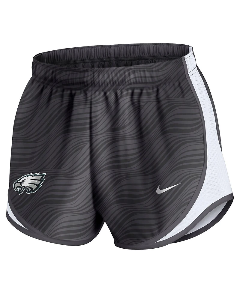 Nike Women's Anthracite Philadelphia Eagles Tempo Performance Shorts