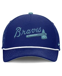 Nike Men's Royal Atlanta Braves Father's Day Rise Adjustable Hat