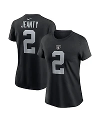 Nike Women's Ashton Jeanty Black Las Vegas Raiders 2025 Nfl Draft First Round Pick Name Number T-Shirt