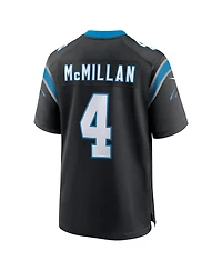 Nike Big Boys and Girls Tetairoa McMillan Black Carolina Panthers Game Jersey