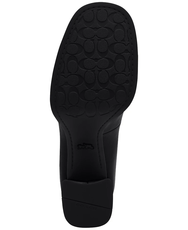 Coach Women's Sculpted C Leather Pumps