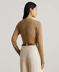 Lauren Ralph Women's Cotton-Blend Sweater