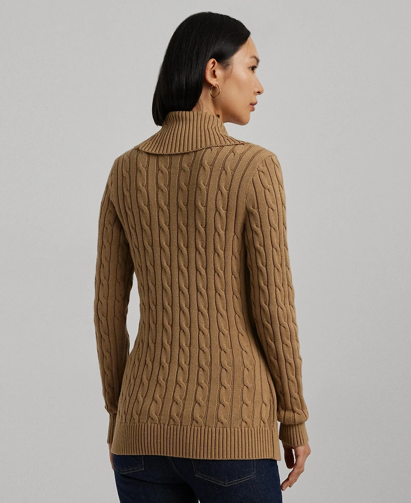 Lauren Ralph Women's Buckled Cotton Sweater