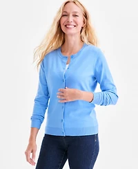 Style & Co Women's Button-Down Long-Sleeve Cardigan, Created for Macy's